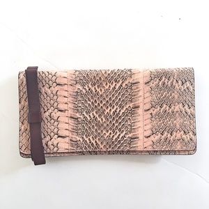 MIU MIU Python Bow Clutch